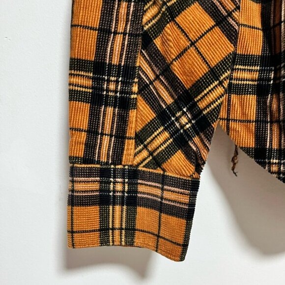 Rag & Bone Plaid Shirt – Medium – Brown & Black – 100% Cotton – Made in China - Picture 9 of 12